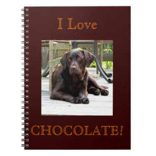 Chocolate Lab Spiral Notebook