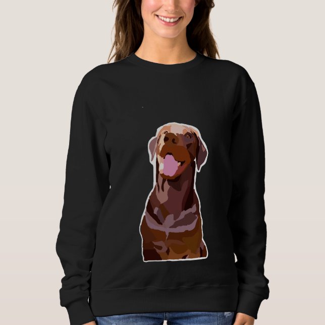 Chocolate Lab    Sweatshirt (Front)