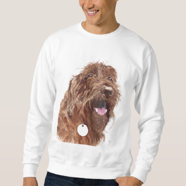 Chocolate Labradoodle #1 Sweatshirt (Front)