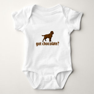 Chocolate Labrador Baby Bodysuit