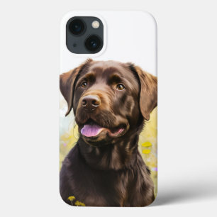 Chocolate Labrador  iPhone 13 Case