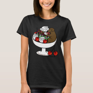 Chocolate Labrador Ice Cream Sundae T-Shirt