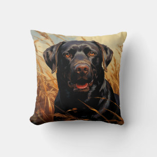 Chocolate Labrador Retriever Cushion