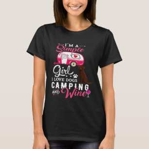 Chocolate Labrador Retriever Dog Gift Love Dogs Ca T-Shirt