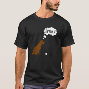 Chocolate Labrador Retriever Funny Lab  Dog  T-Shirt