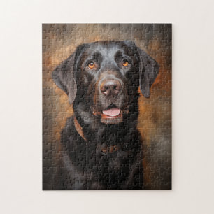 Chocolate Labrador Retriever Jigsaw Puzzle