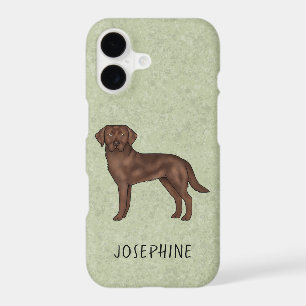 Chocolate Labrador Retriever Lab Dog Custom Name