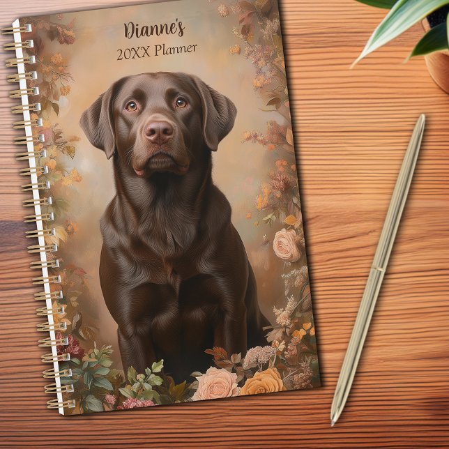 Chocolate Labrador Retriever Portrait Personal Planner (Chocolate Labrador Retriever Portrait Personal 12-month Planner)