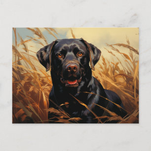 Chocolate Labrador Retriever Postcard