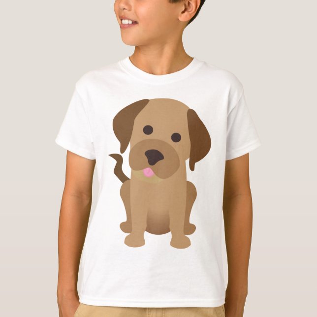 Chocolate Labrador Retriever T-Shirt (Front)