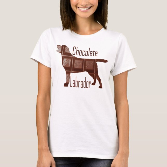 Chocolate Labrador T-Shirt (Front)