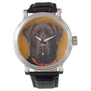 Chocolate Labrador Watch