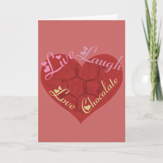 Chocolate Love Valentine Greeting Card
