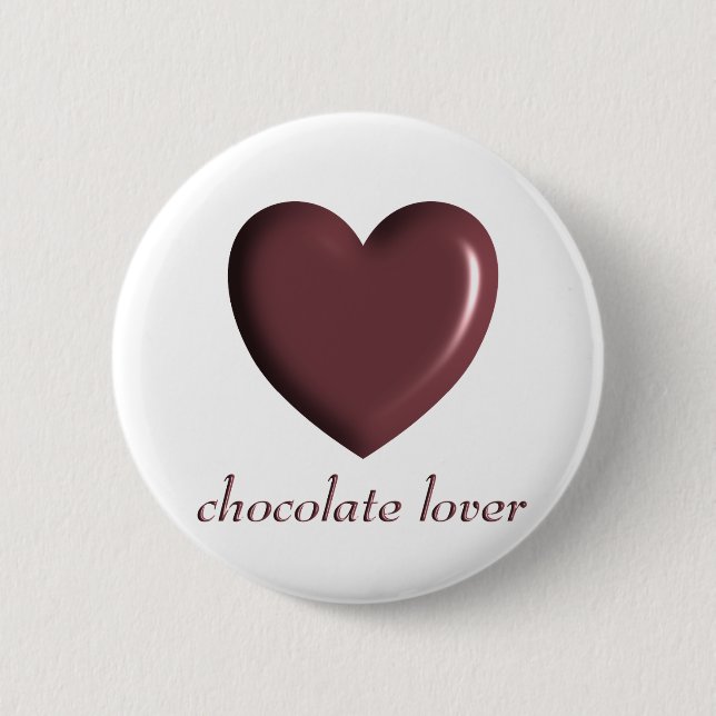 Chocolate Lover Button (Front)