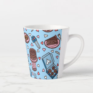 Chocolate lover cute latte mug