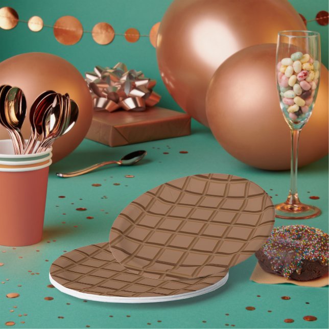 Chocolate lover delight paper plate (Multi)