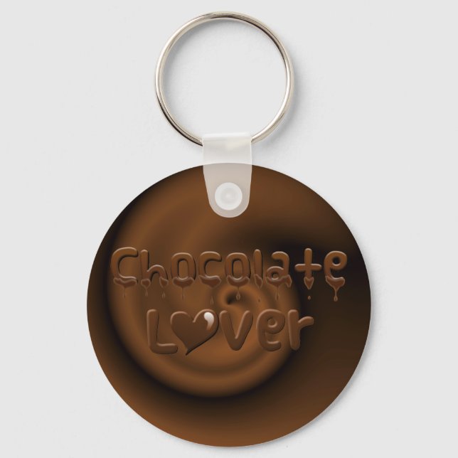 Chocolate Lover Key Ring (Front)