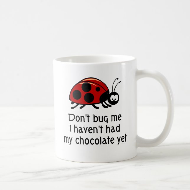Chocolate Lover Ladybug Coffee Mug (Right)