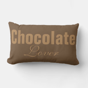 Chocolate lover lumbar cushion