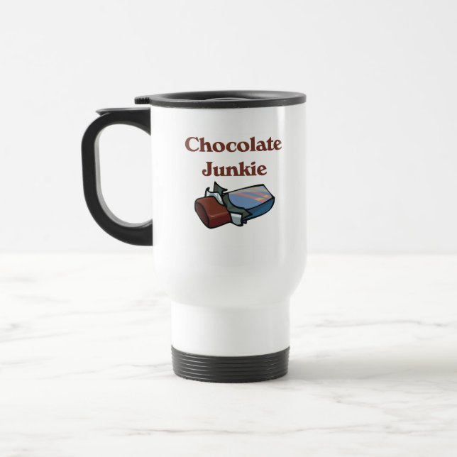 Chocolate Lover or Chocoholic Mug (Left)