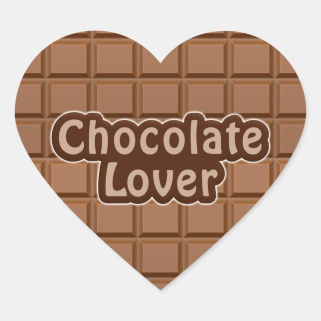 Chocolate Lover stickers (Front)