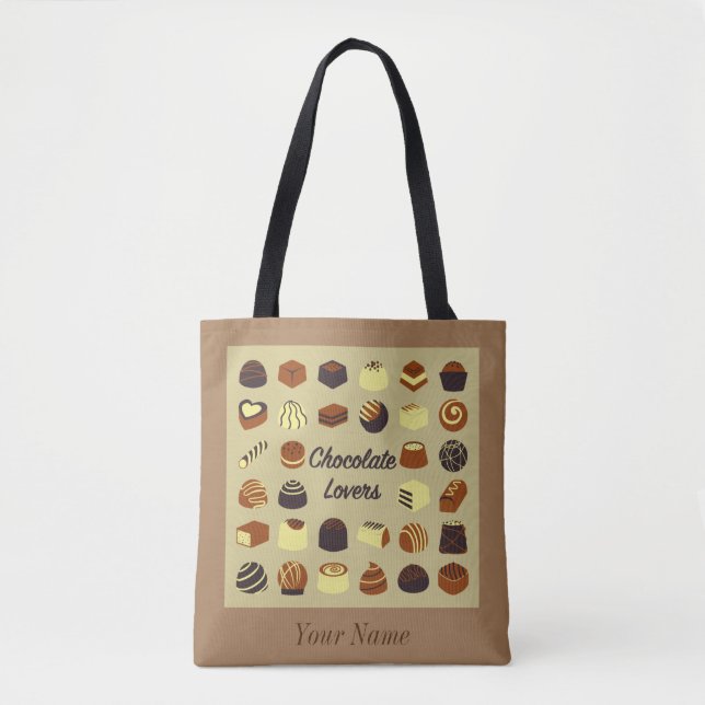 Chocolate Lovers Tote Bag (Front)