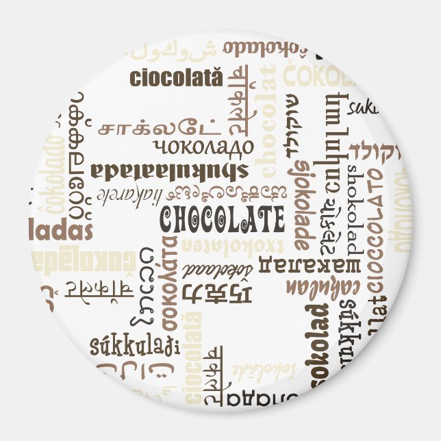 Chocolate Magnet (Front)