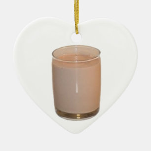 Chocolate Milk Ceramic Tree Decoration