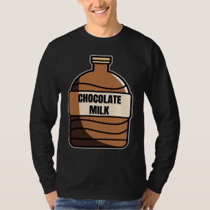 Chocolate Milk Costume Food Eater Graphic T-Shirt