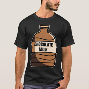 Chocolate Milk Costume Food Eater Graphic T-Shirt
