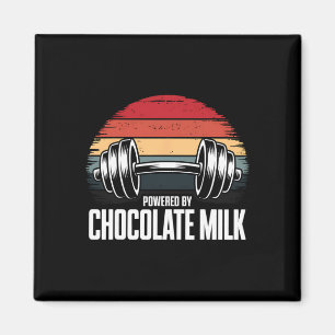 Chocolate Milk Gym Fitness Workout Bodybuilding 1  Magnet