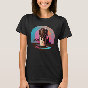 Chocolate Milk Synthwave 80s Retrowave Aesthetic T-Shirt
