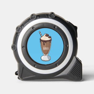 Chocolate milkshake cartoon illustration 1