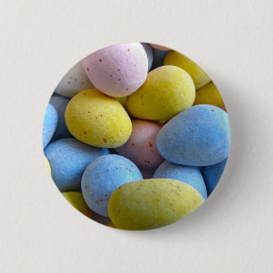 Chocolate Mini Eggs 6 Cm Round Badge