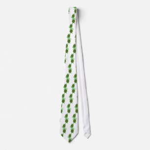 Chocolate Mint Love Sea Turtles tie