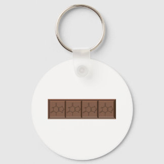 Chocolate Molecule Key Ring