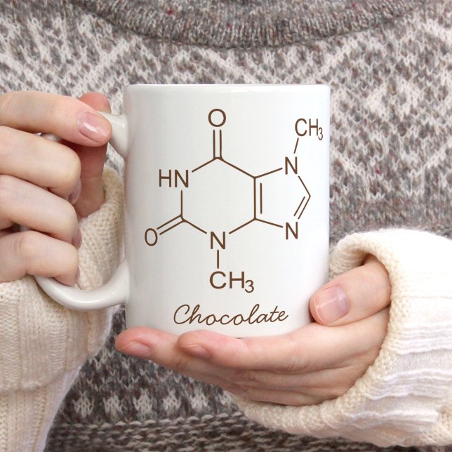 Chocolate Molecule Personalised Coffee Mug (Creator Uploaded)