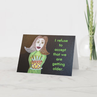 Chocolate, money, diamonds…now THAT I can accept Card