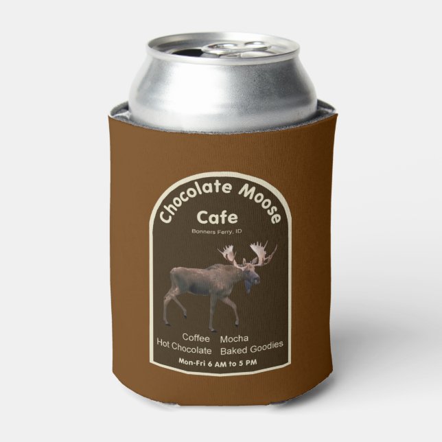 Chocolate Moose Cafe Can Cooler (Can Front)