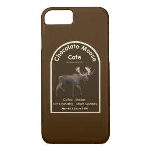 Chocolate Moose Cafe Case-Mate iPhone Case