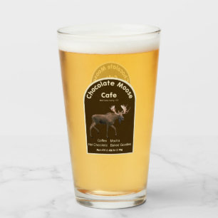 Chocolate Moose Cafe Glass
