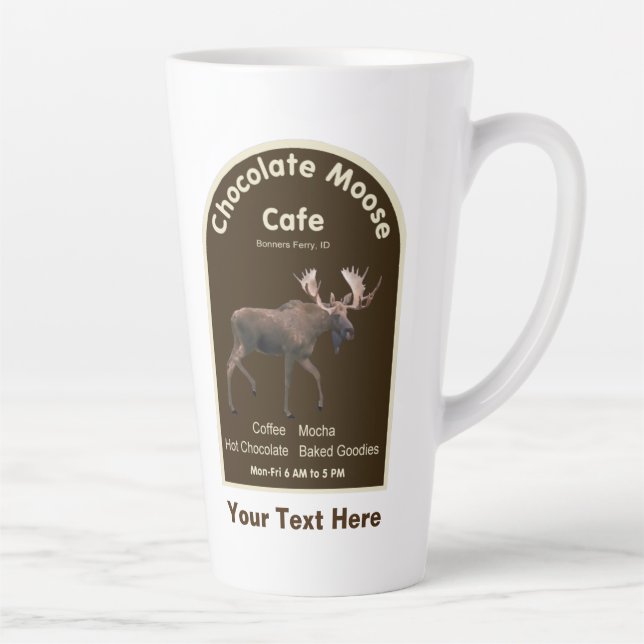 Chocolate Moose Cafe Latte Mug (Right)