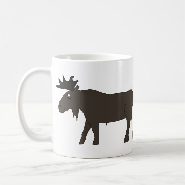 Chocolate Moose mug (Left)