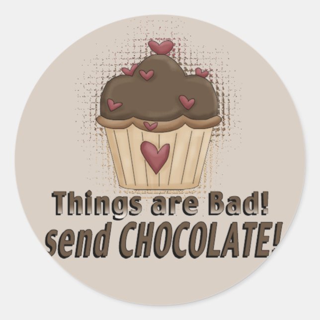 Chocolate Muffin Sticker (Front)