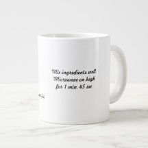 Chocolate Mug Cake Recipe Jumbo Mug