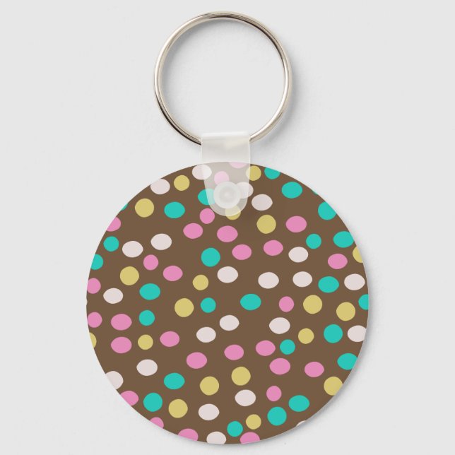 Chocolate Nonpareils Key Ring (Front)