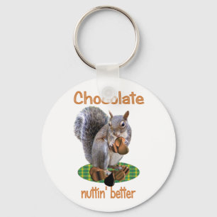 Chocolate Nut Key Ring