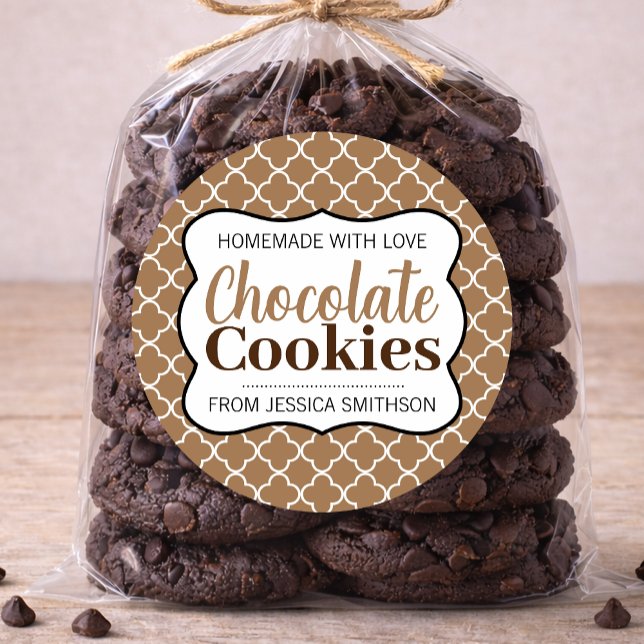 Chocolate (or any wording) Cookies Label CK001rd (Creator Uploaded)