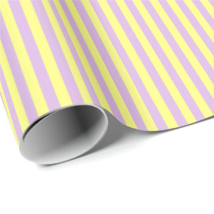 Chocolate Pastels Stripes 06-Gift Wrapping Paper