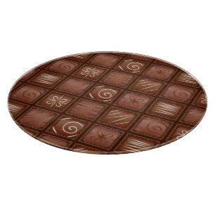 Chocolate Pattern Cutting Board